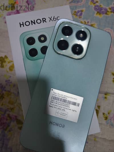 موبيل honor x6c موبيل من الفئه المتوسطه