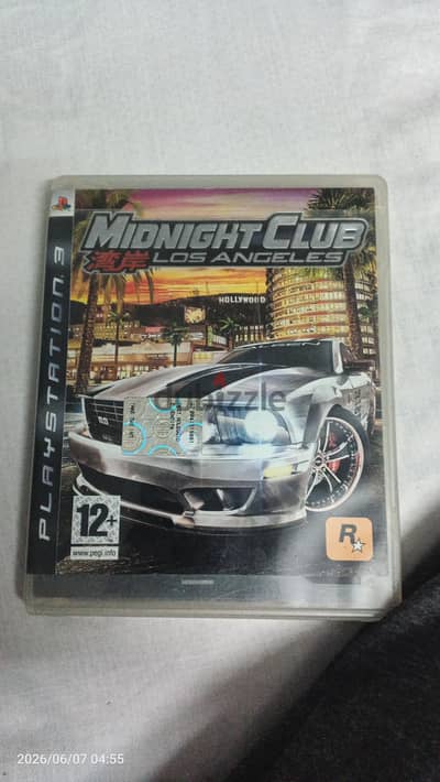 Midnight club ps3 los angeles جديده تماما متلمستش بالعلامه المائيه