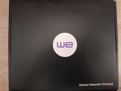 رواتر  فايبر we  بحالة جيدا جدا احدث موديل استعمال خفيف جدا