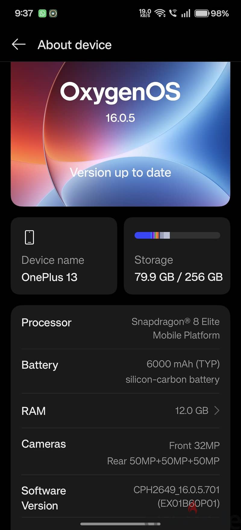 One Plus 13 6