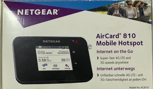 NETGEAR AirCard 810 Mobile Hotspot /Router/ WiFi 4G+