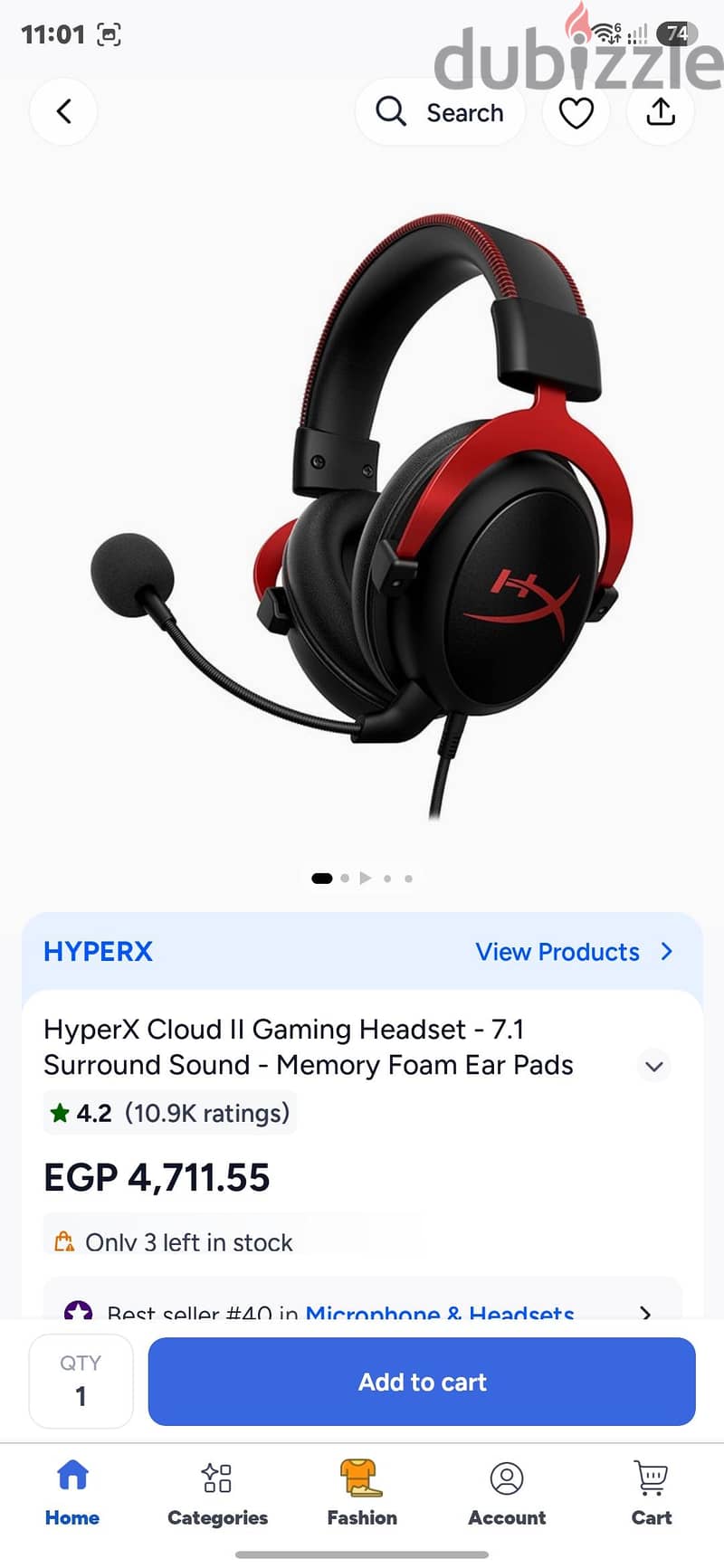 hyperx cloud 2 as new from usa 2
