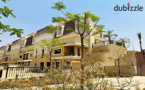 فيلا 175م بجاردن ورووف للبيع في سراي المستقبل سيتي بمقدم 5% وتقسيط 12 سنة