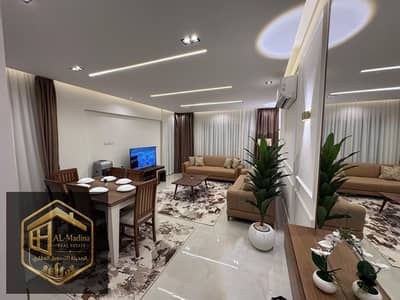 شقة بحاله اول سكن تشطيب و فرش فندقي للايجار بالرحاب