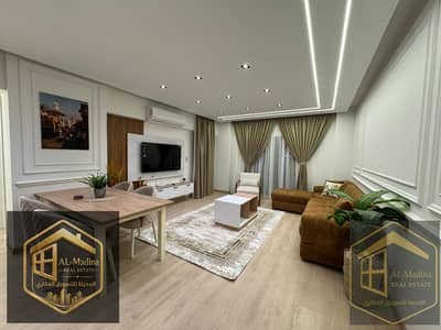 شقة اول سكن تشطيب و فرش فندقي للايجار بالرحاب