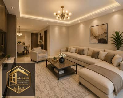 شقة بحاله اول سكن تشطيب و فرش فندقي للايجار بالرحاب