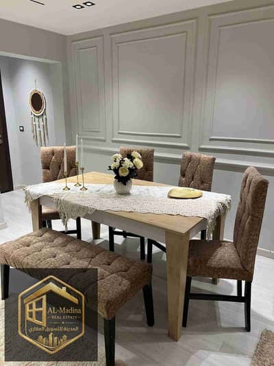 Furnished apartment, first occupancy in Al Rehab, high-end finishing, near the mosque and services