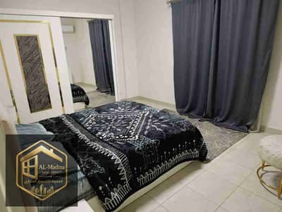Furnished apartment, first occupancy in Al Rehab, high-end finishing, near the mosque and services