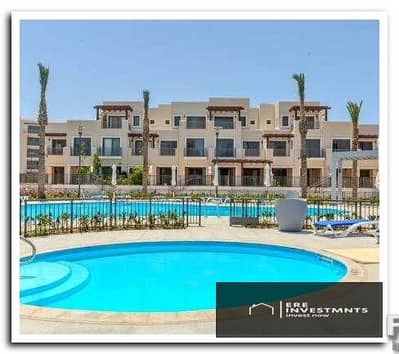 Townhouse villa for sale, fully sea-facing, in a very prime location in Marassi (Riva Lagoon) - North Coast - at the lowest price in the market