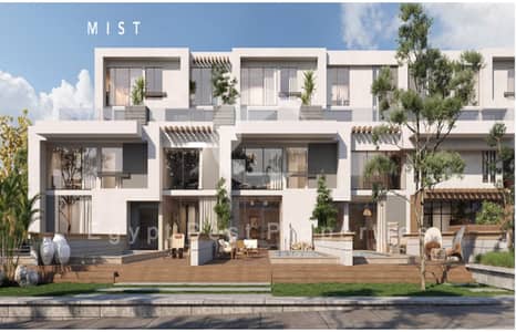 town house ready to move for sale indirection white direct lagoon Bahary 100%- North Coast.