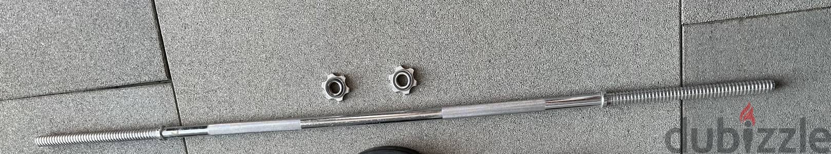 Barbell 150 cm with locks