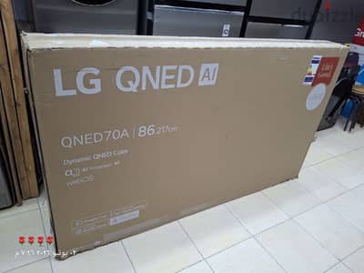 الشياكة والفخامة كلها هنا   شاشه ال جي 86 بوصة  الموديل 86QNED70AUA