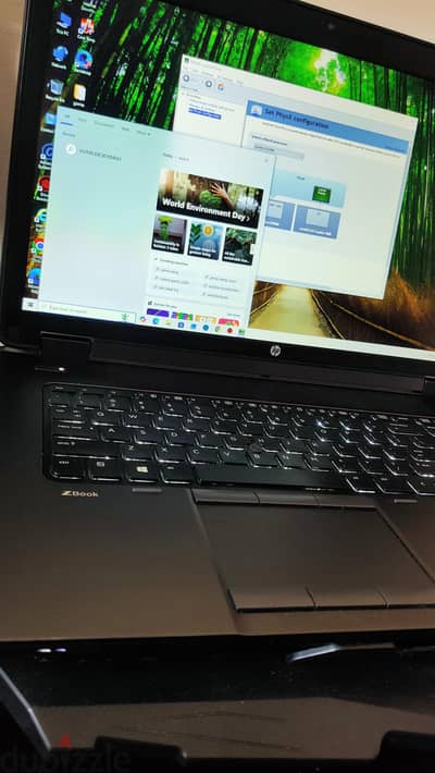 بكارت 4جيجا وحش الجيمز والبرامج الهندسية hp zbook 17 g2