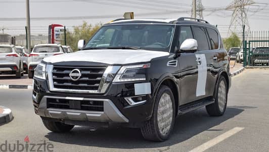 Nissan Patrol Platinum GCC 2025 highest grade black
