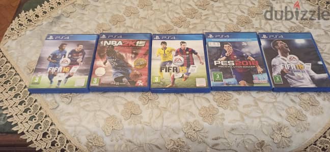 مجموعة ألعاب ps4