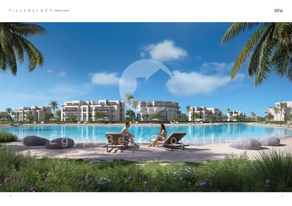 شاليه غرفتين | 85م² | 14,600,000 | مقدم 5%+5% / 8 سنين | Silver Sands — The Cove | الساحل الشمالي