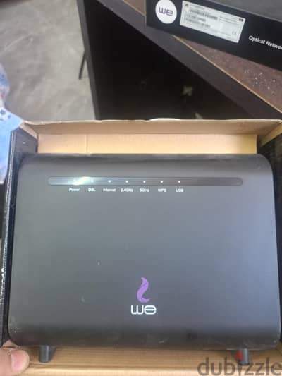 راوتر وي we  هواوي  الاسود VDSL 35b Gateway ( ZXHN 188A )