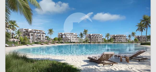 شاليه للبيع، غرفتا نوم، تشطيب كامل، silver sands oraوقع مميز بإطلالة على البحيرة والبحر، يشمل موقف سيارات تحت الأرض