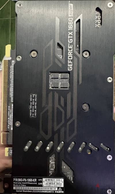 GTX evga 1660 super