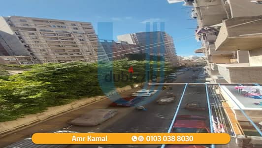 شقة 85م للبيع - سموحة -  ڤيوهات مفتوحة على الشارع الرئيسى
