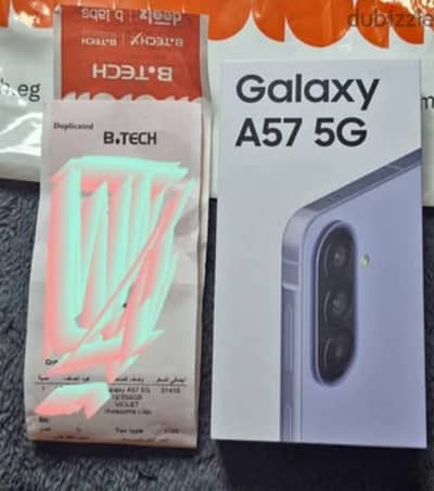 Samsung A57 5g جديد متبرشم من بي تك 12/256