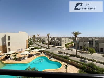 باقل من سعر الماركت لسرعه البيع شاليه ارضي ريسيل Azha North Coast Open view landscape  Direct Lagoon View بتقسيمه مميزة جاهز للمعاينه