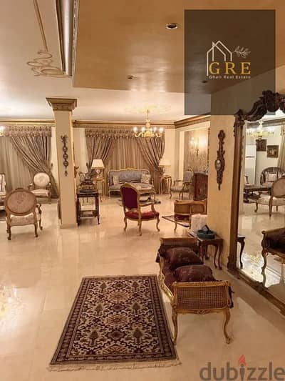  Duplex 375m for sale with a 180m garden, 3 bedrooms and a dressing room, reception 4 pieces, living room and office, super lux finishing, inside the seventh district Sheikh Zayed