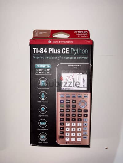 TI-84 Plus CE Python Graphing Calculator, rose gold (metallic)