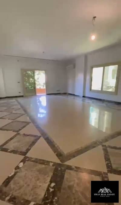 For Rent | First Floor Apartment in South Academy Villas | Garden View | Super Lux Finishing | Kitchen Included | Prime New Cairo Location