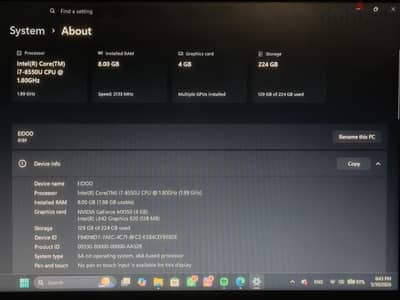 latitude Lenovo cori7