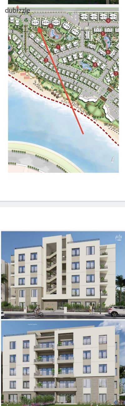 شاليه 185 متر للبيع في Marina Bay The Lake – 3 غرف نوم ومقدم 10%
