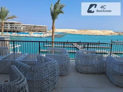 For quick sale Chalet3 bed Resale  Immediate  Marassi  North Coast  Direct Pool View  Fully furnished Down payment and remaining installments