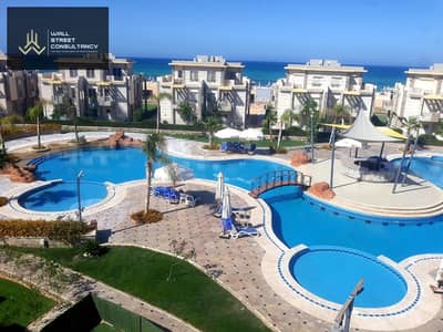 للبيع شالية متشطبة بالكامل بالتكيفات فى قلب الساحل الشمالى