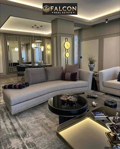 استلم فوري شقة متشطبة ultra super lux بخصم 35% برايم لوكيشن بجوار هايد بارك وميفيدا جاهزة علي المفتاح في كمبوند مايان