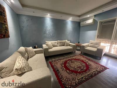 Apartment 162m for rent furnished in the eighth phase of Al-Rehab --