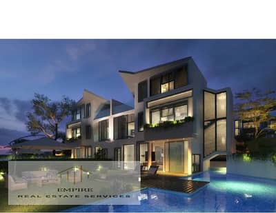 Standalone for sale, 1200m first row on lagoon In Il Monte galala - ٍAin Sokhna