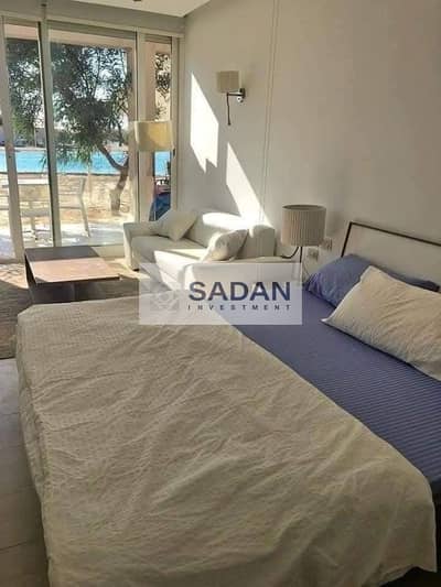 شالية للايجار مفروش بالكامل في مراسي الساحل الشمالي بفيو بحري 130 متر و جاردن كبير في مرحلة مارينا فيوز Marassi - Marina Views                       .