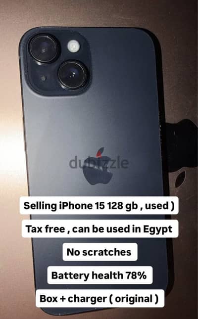 iPhone 15 tax free