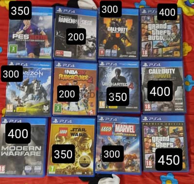 العاب اسطوانات بلايستيشن فور ps4 cd