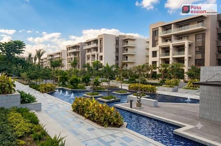 شقه للبيع 3 غرف+ Nany room كمبوند هايد بارك Central,New Cairo - بجوار ميفيدا و Lake View ,الجامعة الامريكية - موقع مميز بجانب ماونتن فيو وبالم هيلز