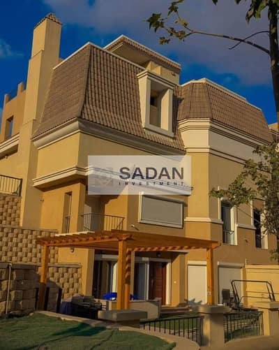 تاون هاوس 3 ادوار بخصم 52% للبيع في كمبوند سراي بجوار مدينتي بفيو عل لاند سكيب باميز موقع