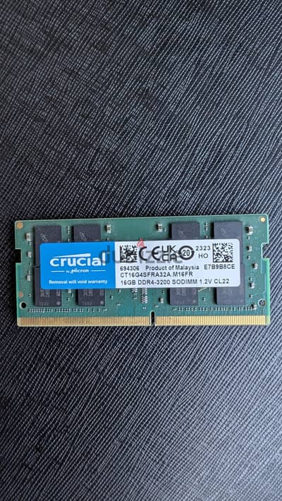 RAM Crucial 16GB DDR4-3200