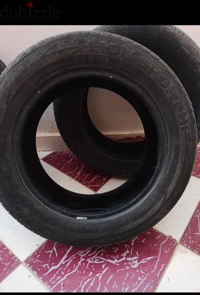 طقم كاوتش 4 فرد مقاس 195/60R15 ماركة LEAO إنتاج 2023 بحالة ممتازة