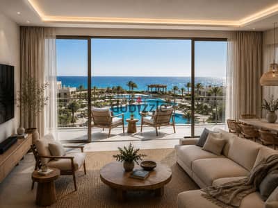 High-end chalet ready for viewing, a fully finished shot for sale at an unbeatable price directly on the beach in Ain Sokhna