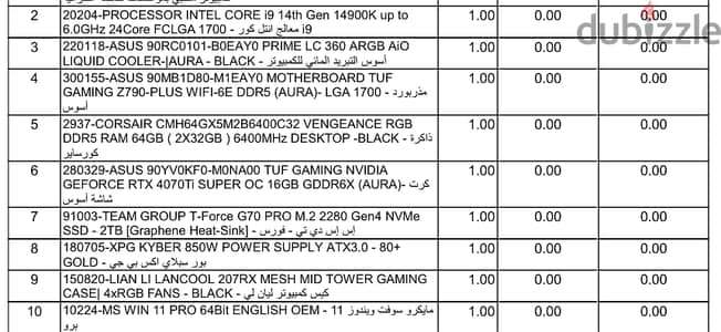 PC for Sale i9-14K 4070ti super 64G Ram DDR5