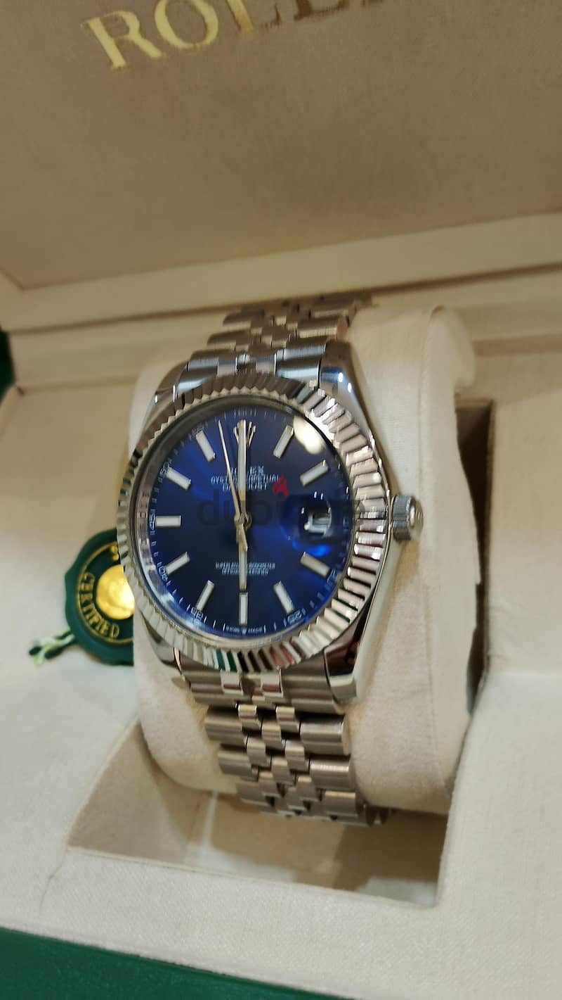 Rolex date just bleu automatic 2