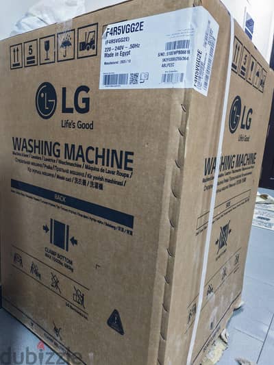 LG washing machine F4R5VGG2E full automatic