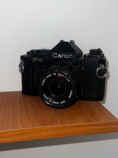 Canon F1 with 35 mm f2.8