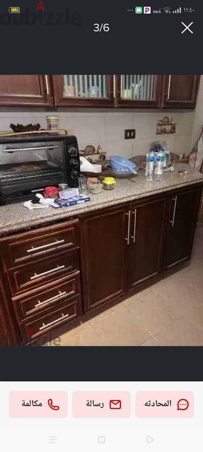 استخدام بسيط جدا مطبخ كامل بالرخامة و يوجد درف زياده مطبقيه