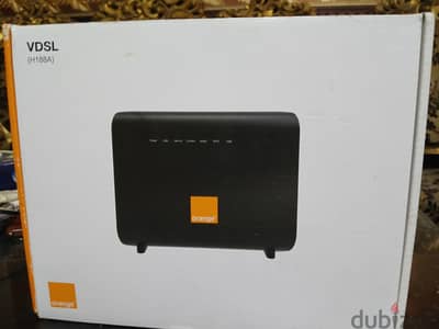 راوتر اورانج VDSL  فائق السرعة جديد بالكرتونة يعمل لجميع الشبكات